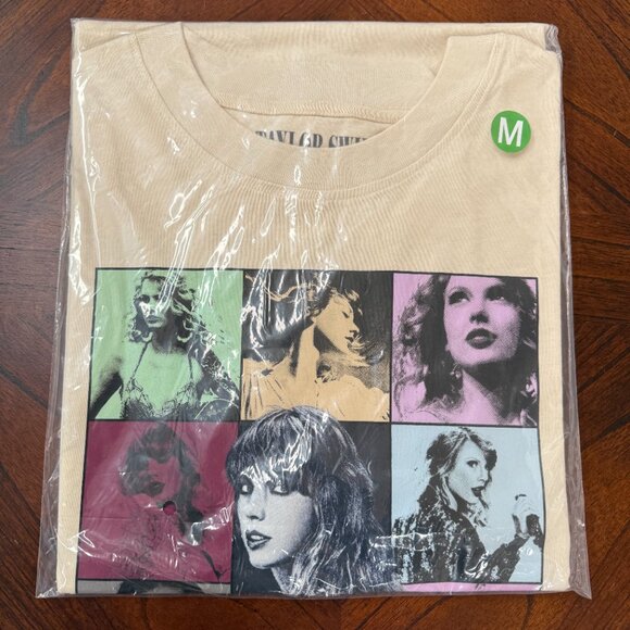 Taylor Swift | The Eras Tour Beige Album 2 lines T-Shirt - Picture 3 of 15